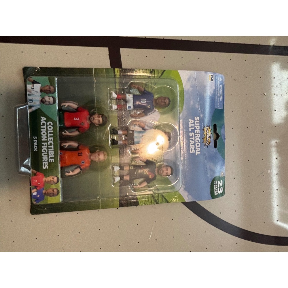 Supergoal All Stars Collectible Soccer Action Figures 5 Pack Mbappe Martinez PMI